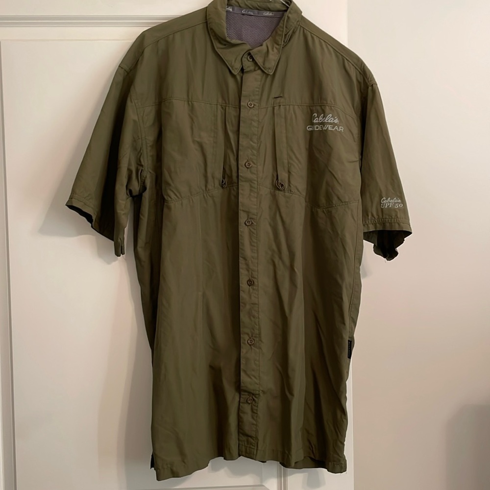 Cabela’s Guidewear Men’s Large Tall short-sleeve button down